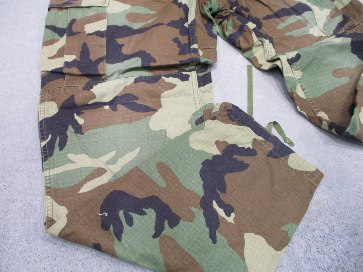 USGI Woodland BDU Pants Medium Long Hot Weather Ripstop NSN 8415-01-390-8948