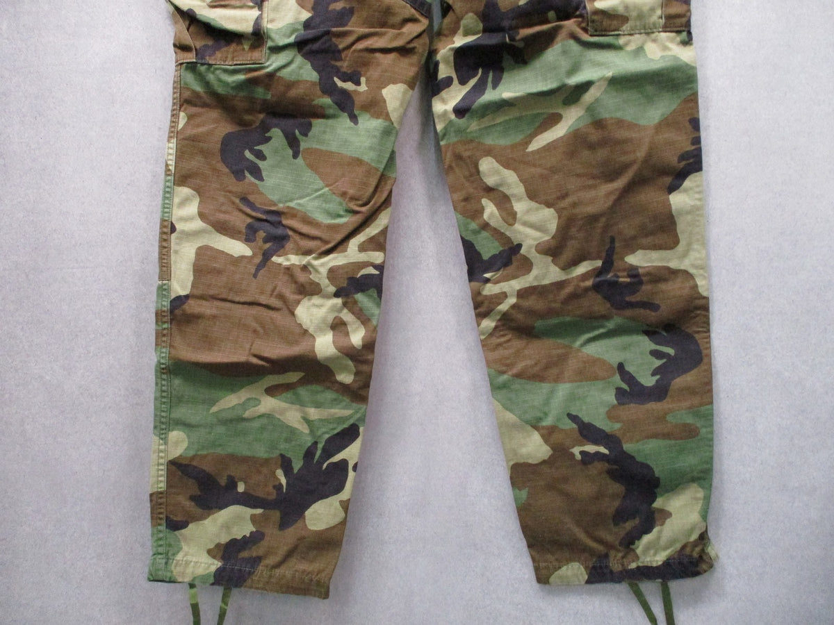 USGI Woodland BDU Pants Medium Long Hot Weather Ripstop NSN 8415-01-390-8948