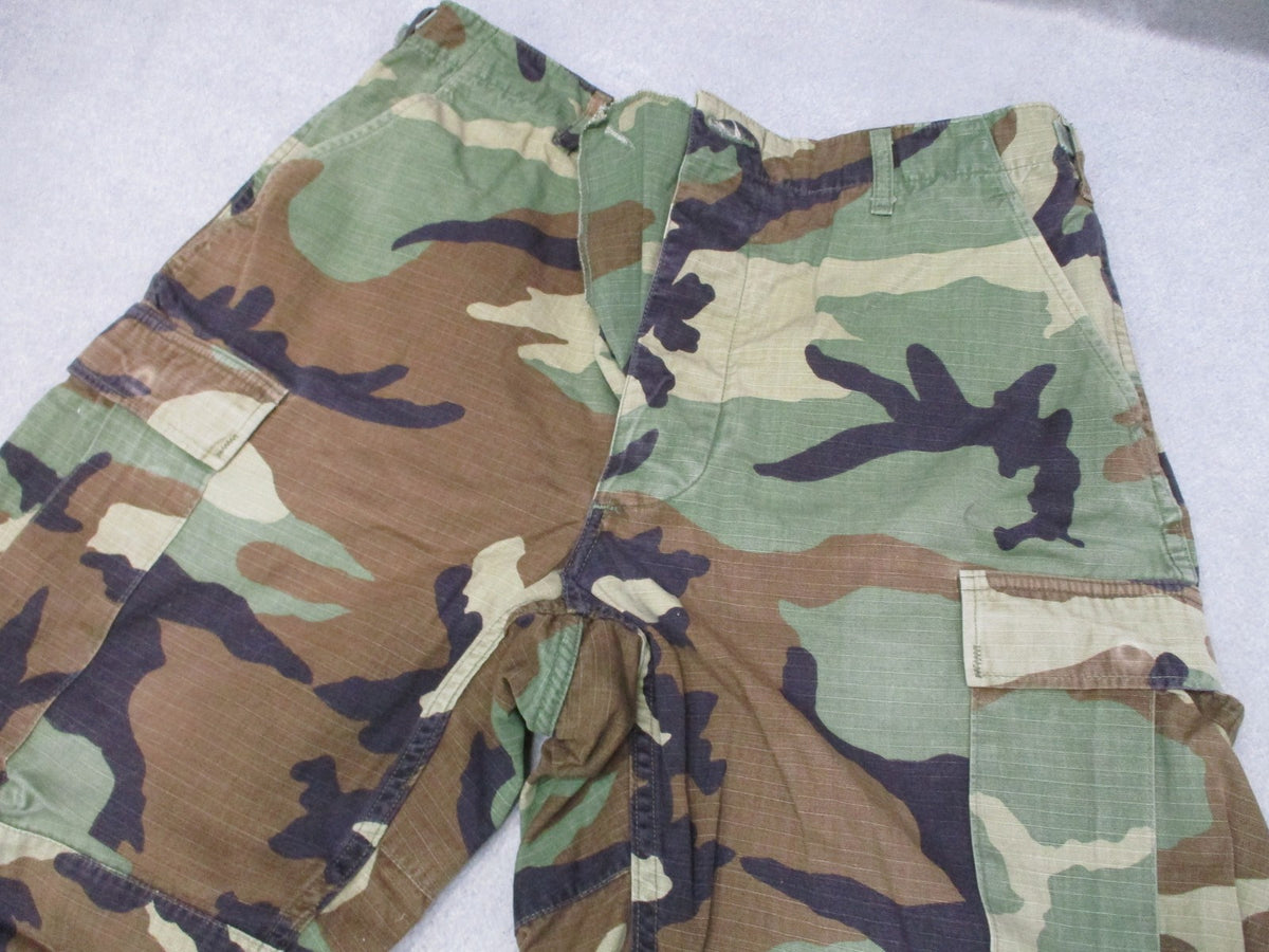 USGI Woodland BDU Pants Medium Long Hot Weather Ripstop NSN 8415-01-390-8948