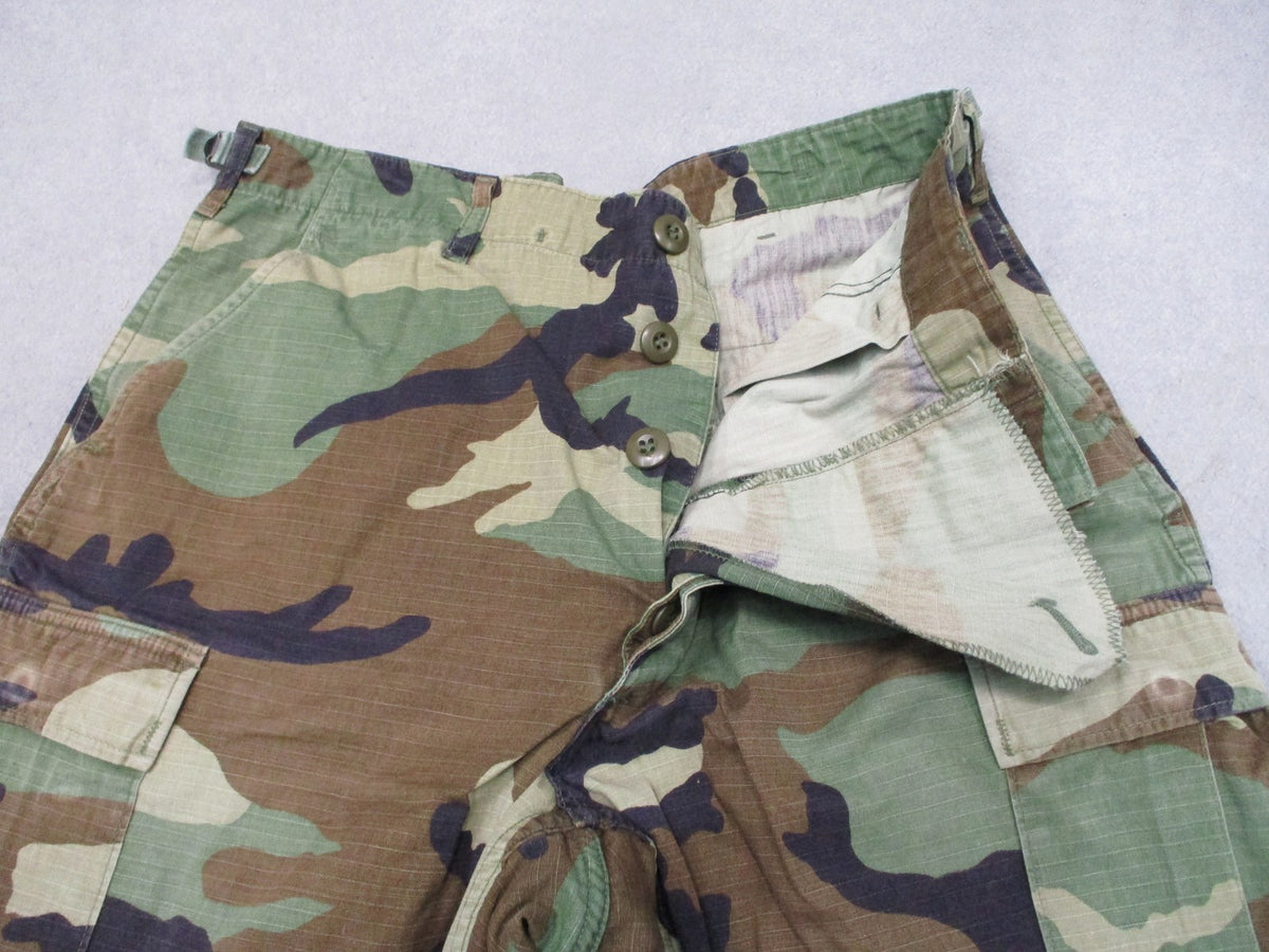 USGI Woodland BDU Pants Medium Long Hot Weather Ripstop NSN 8415-01-390-8948