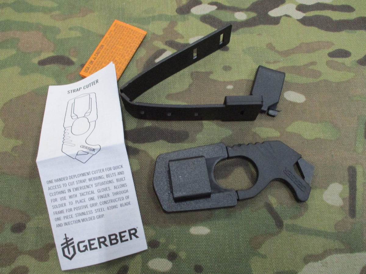 Gerber Strap Cutter Tool NSN 5110-01-578-4890 MOLLE Tactical Emergency Rescue