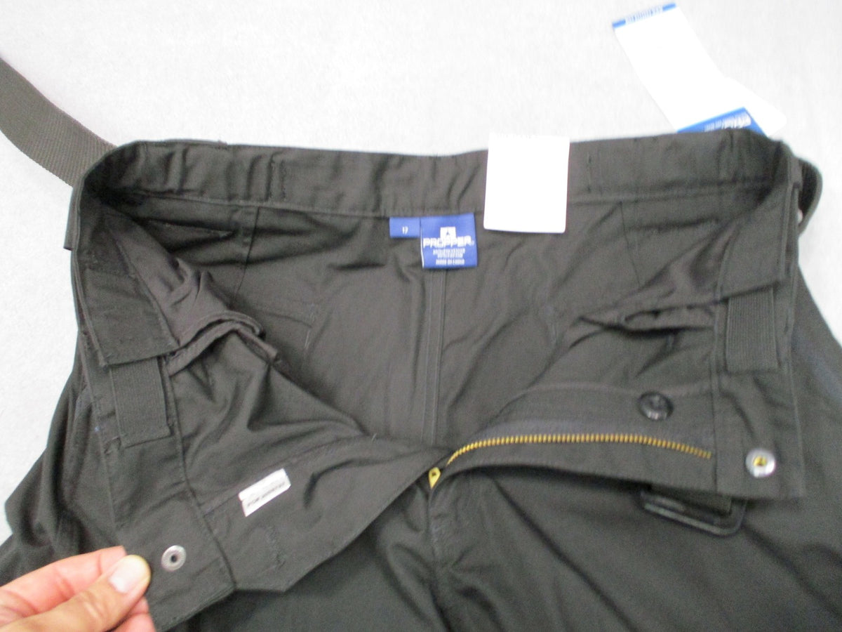 New Propper Women's EMS Tactical Pants Black Size 12 Unhemmed 36.5 Belt