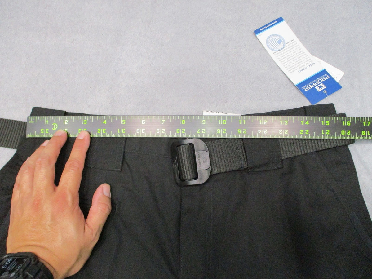 New Propper Women's EMS Tactical Pants Black Size 12 Unhemmed 36.5 Belt