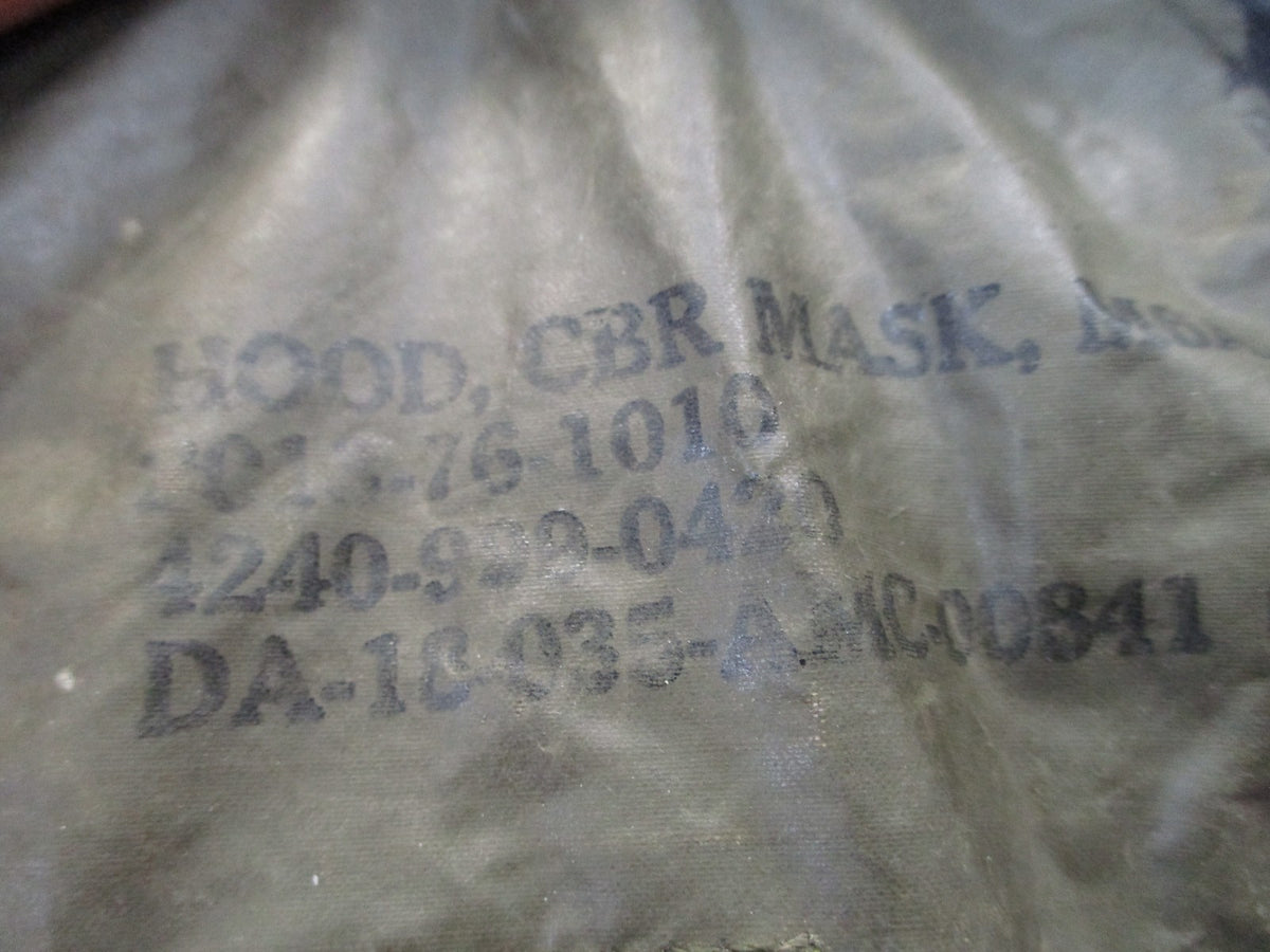 M17 SERIES GAS MASK CHEMICAL HOOD M6A2 MILITARY CHEEK FILTER PROTECTIVE COVER