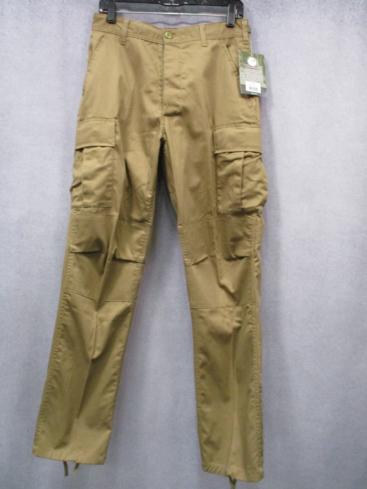 New Rothco BDU Tactical Pants Coyote Brown Size Small Regular 8522 Cargo Uniform