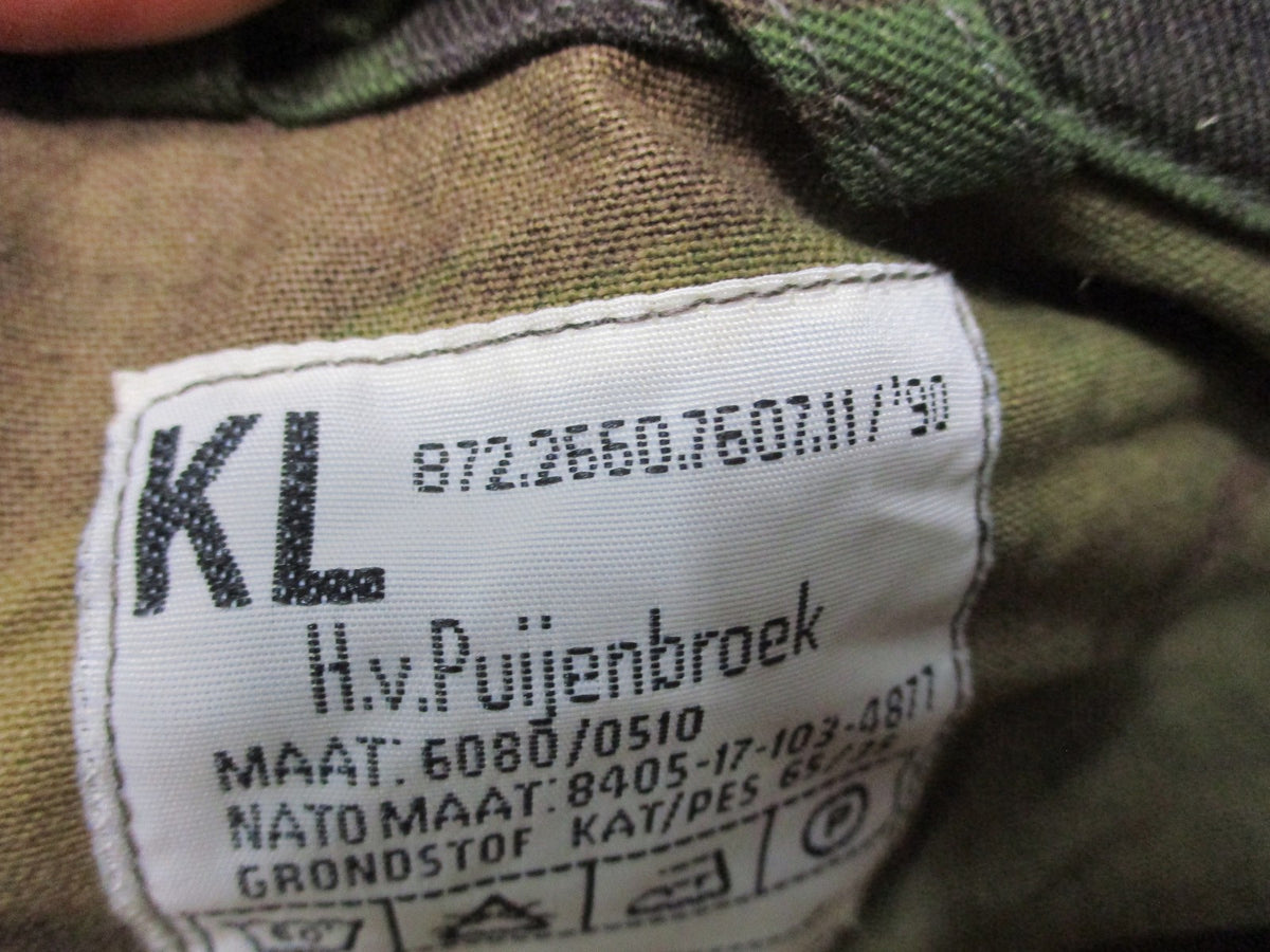 Dutch Army DPM Combat Jacket 6080/0510 Large 41-43 Chest Puijenbroek NOS