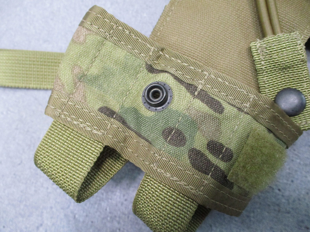 Military MOLLE Radio Pouch MultiCam MBITR Harris Falcon Adjustable Retention