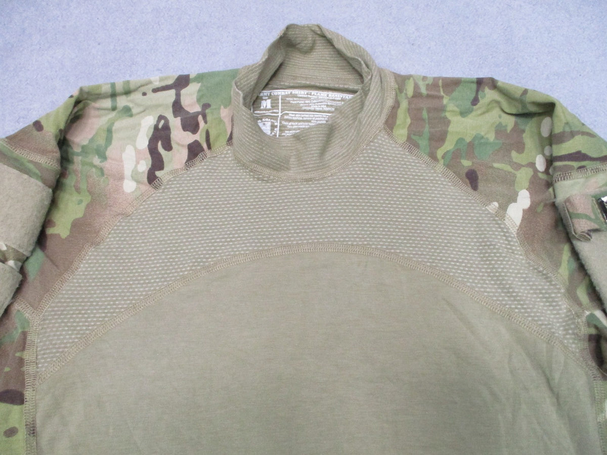 US Army Combat Shirt Flame Resistant Multicam Size M NSN 8415-01-580-4853
