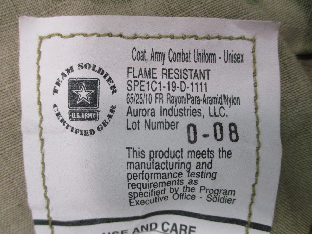 USGI Army OCP Scorpion W2 FR Uniform Coat Large Regular NWT 8415-01-598-9996