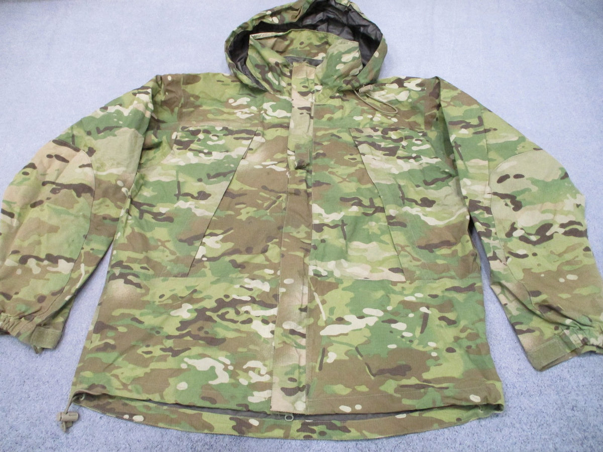 USGI ECWCS Gen III Level 6 MultiCam Gore-Tex Wet Weather Jacket Approx XS