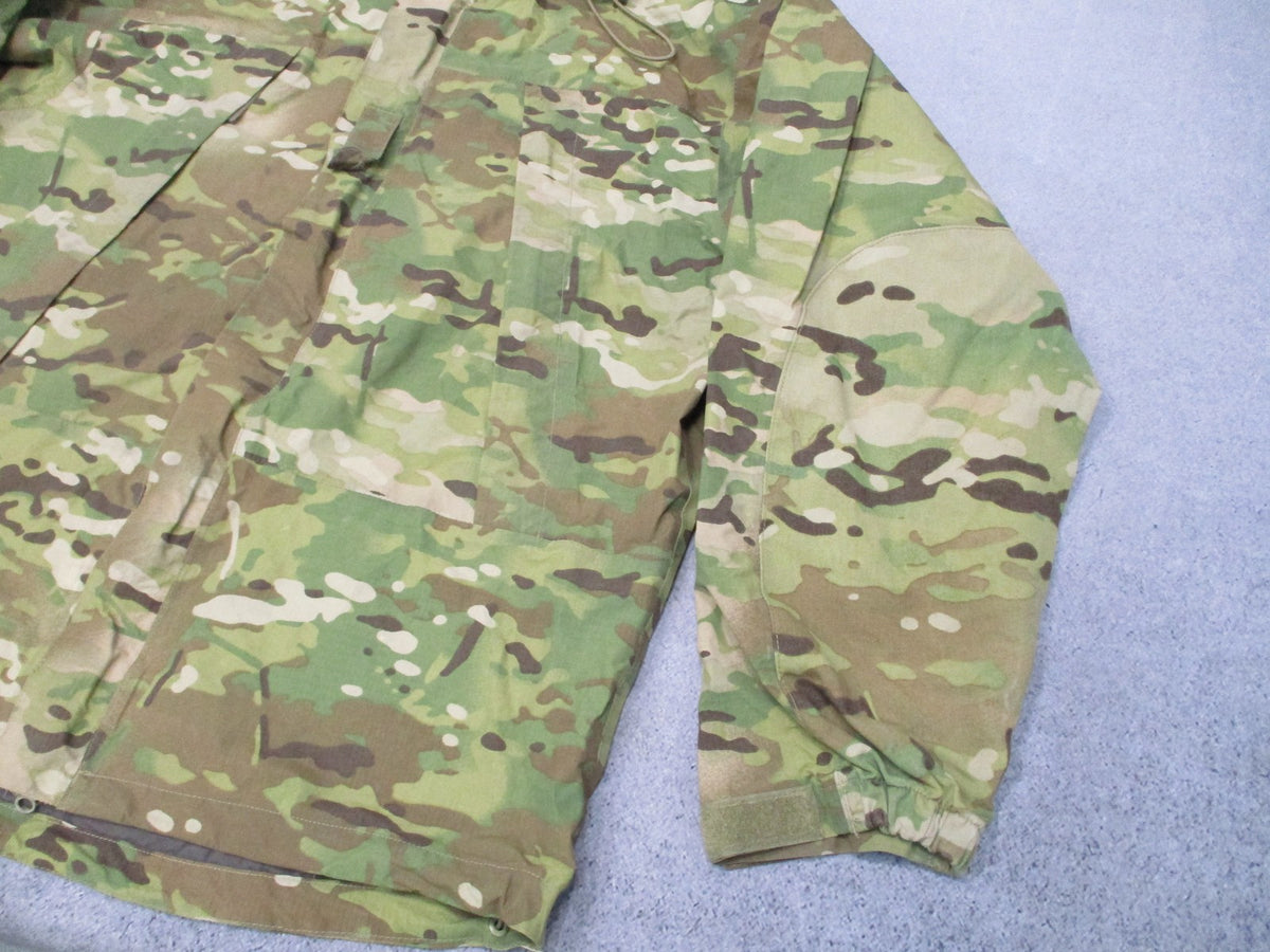 USGI ECWCS Gen III Level 6 MultiCam Gore-Tex Wet Weather Jacket Approx XS