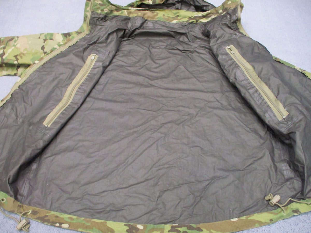 USGI ECWCS Gen III Level 6 MultiCam Gore-Tex Wet Weather Jacket Approx XS