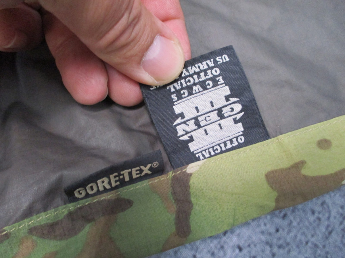 USGI ECWCS Gen III Level 6 MultiCam Gore-Tex Wet Weather Jacket Approx XS