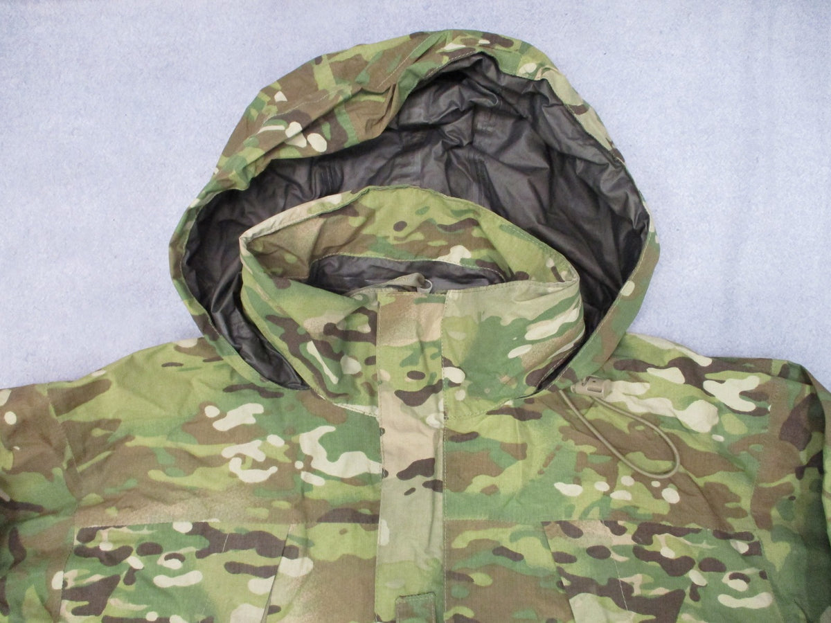 USGI ECWCS Gen III Level 6 MultiCam Gore-Tex Wet Weather Jacket Approx XS