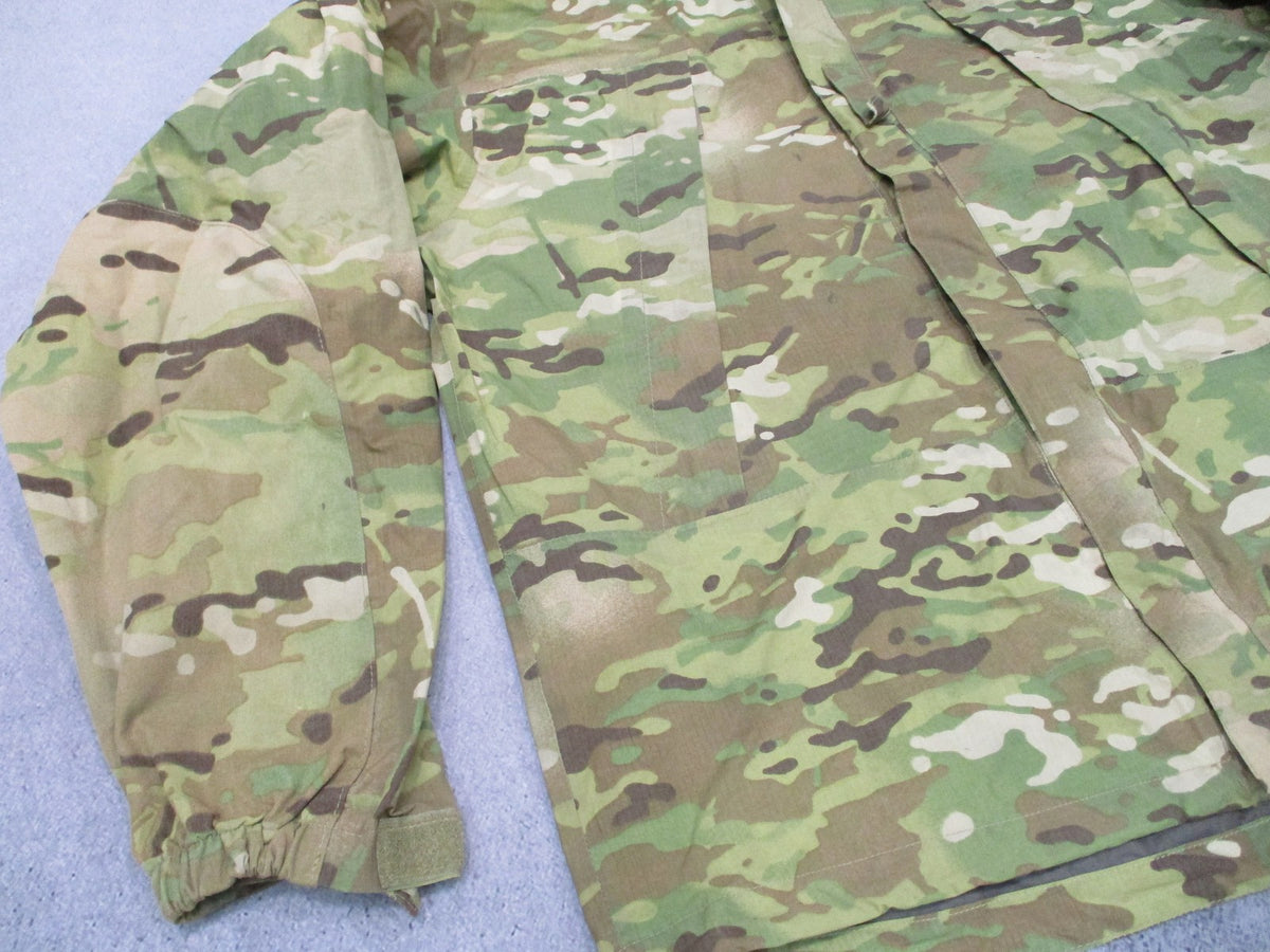 USGI ECWCS Gen III Level 6 MultiCam Gore-Tex Wet Weather Jacket Approx XS