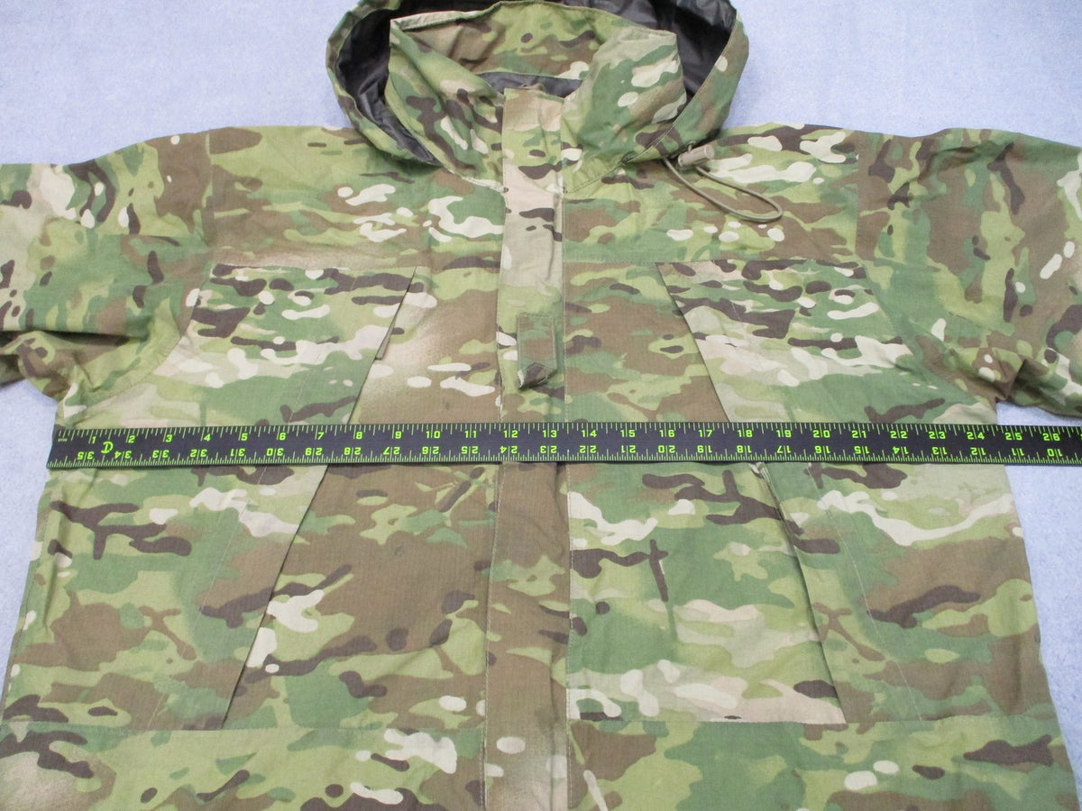 USGI ECWCS Gen III Level 6 MultiCam Gore-Tex Wet Weather Jacket Approx XS