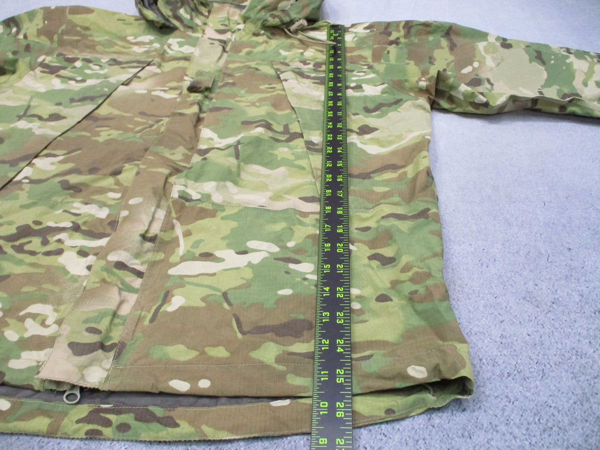 USGI ECWCS Gen III Level 6 MultiCam Gore-Tex Wet Weather Jacket Approx XS