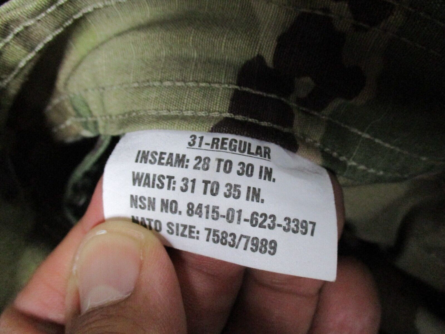 USGI ARMY OCP WOMEN'S TROUSER COMBAT UNIFORM PANTS FEMALE NON-FR NORMAL MATERIAL