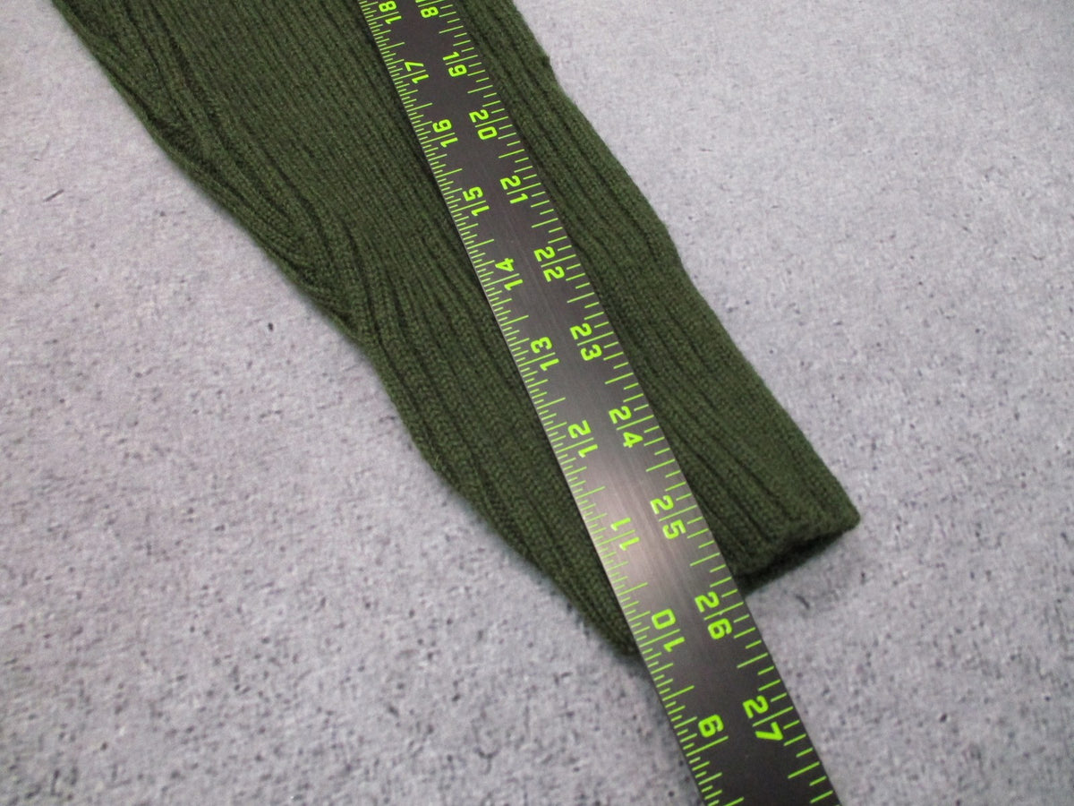 USMC Wool Commando Sweater OD Green Size 38 Epaulettes NSN 8405-01-496-9813
