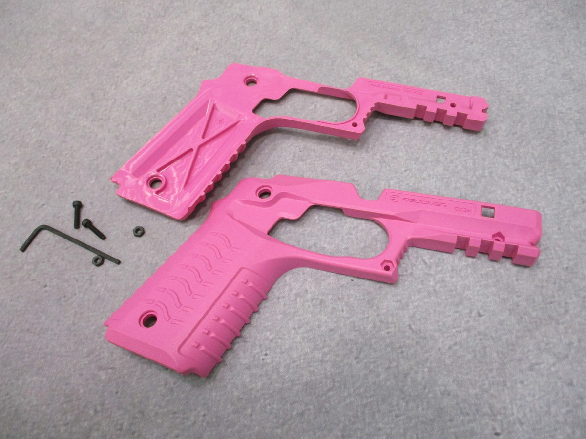 Recover Tactical CC3H Grip Rail System Pink for 1911 Picatinny Adapter NOS