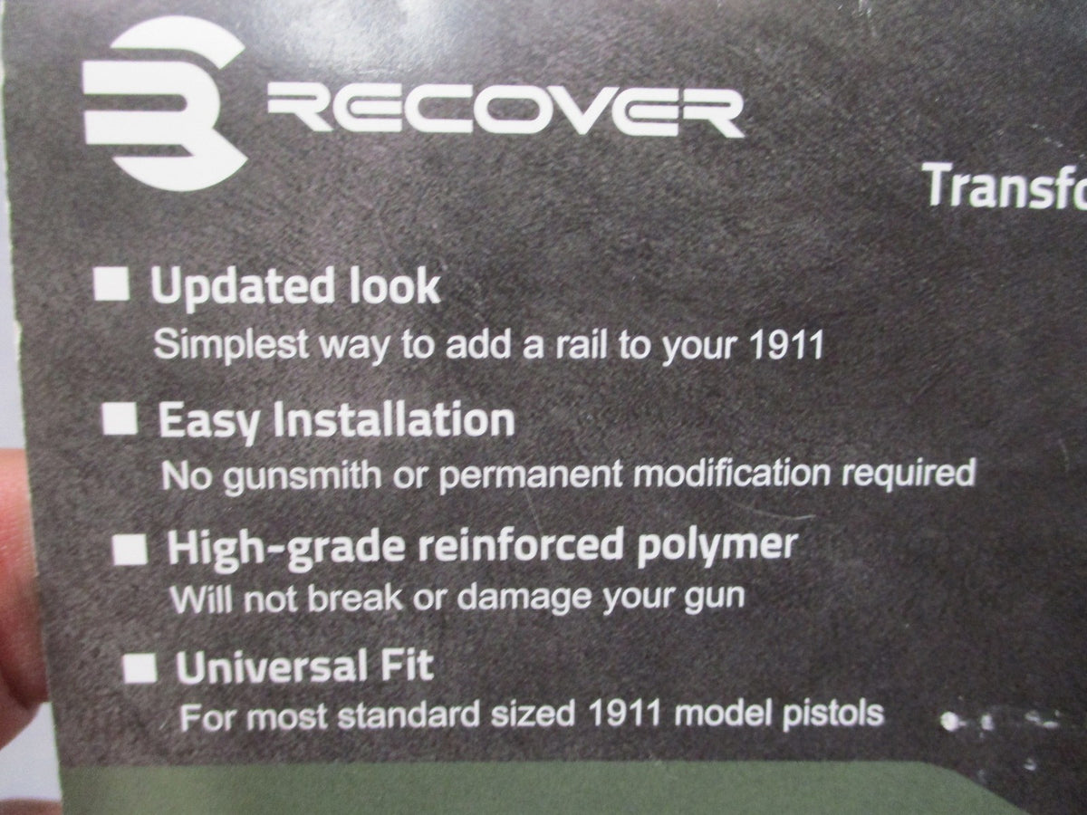 Recover Tactical CC3H Grip Rail System Pink for 1911 Picatinny Adapter NOS