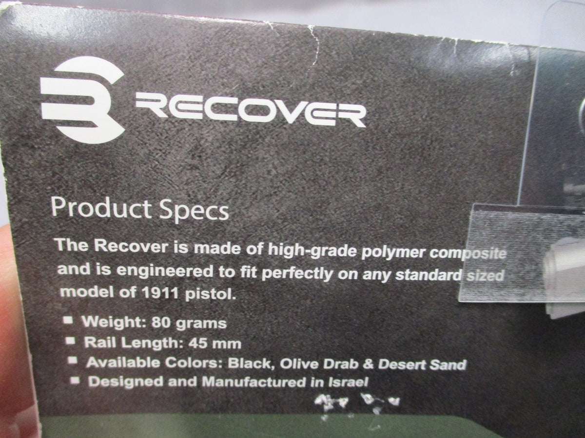 Recover Tactical CC3H Grip Rail System Pink for 1911 Picatinny Adapter NOS