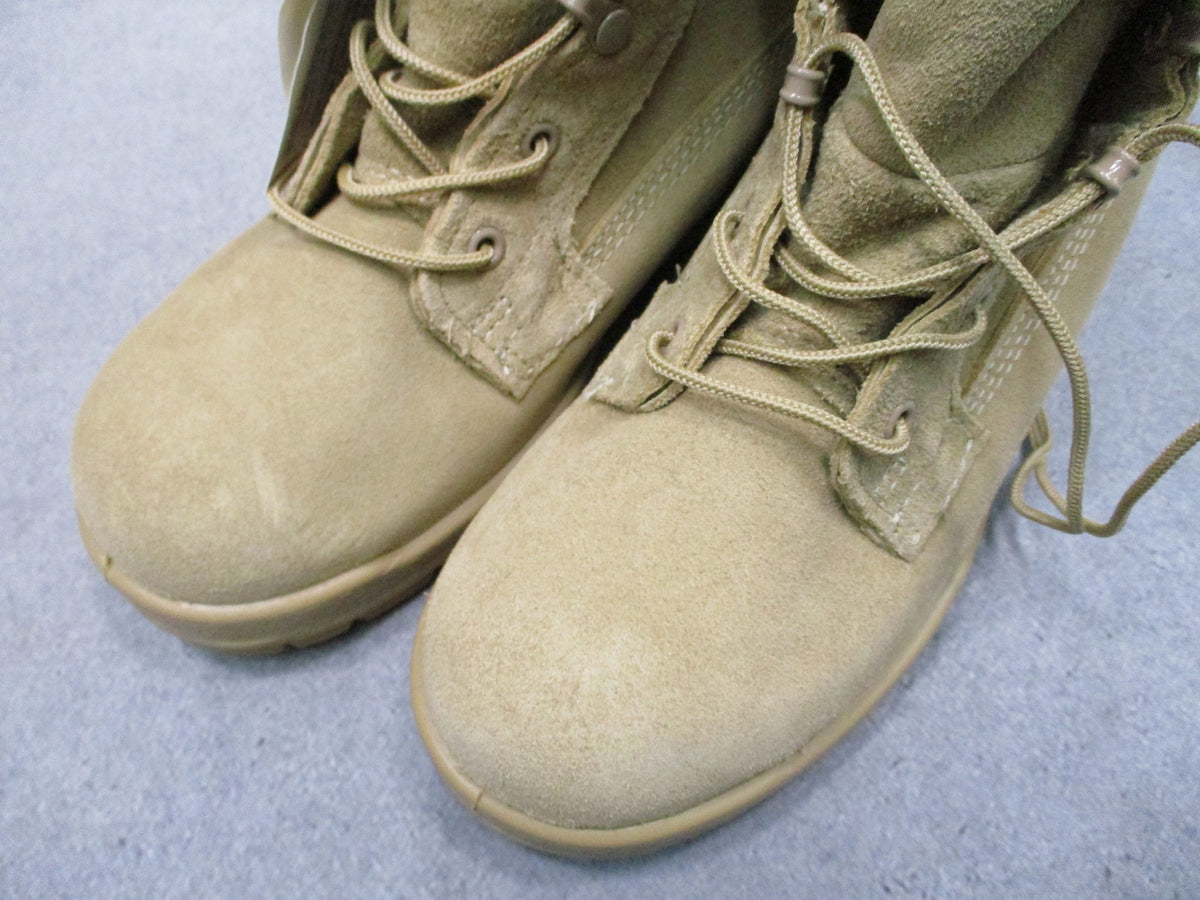 Bates 11461A USGI Cold Wet Weather Boots Tan Size 6R NSN 8430-01-619-3064