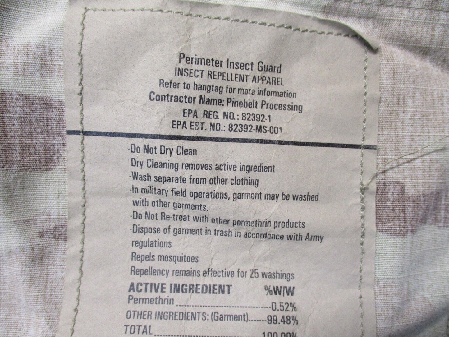 USGI ARMY OCP WOMEN'S TROUSER COMBAT UNIFORM PANTS FEMALE NON-FR NORMAL MATERIAL