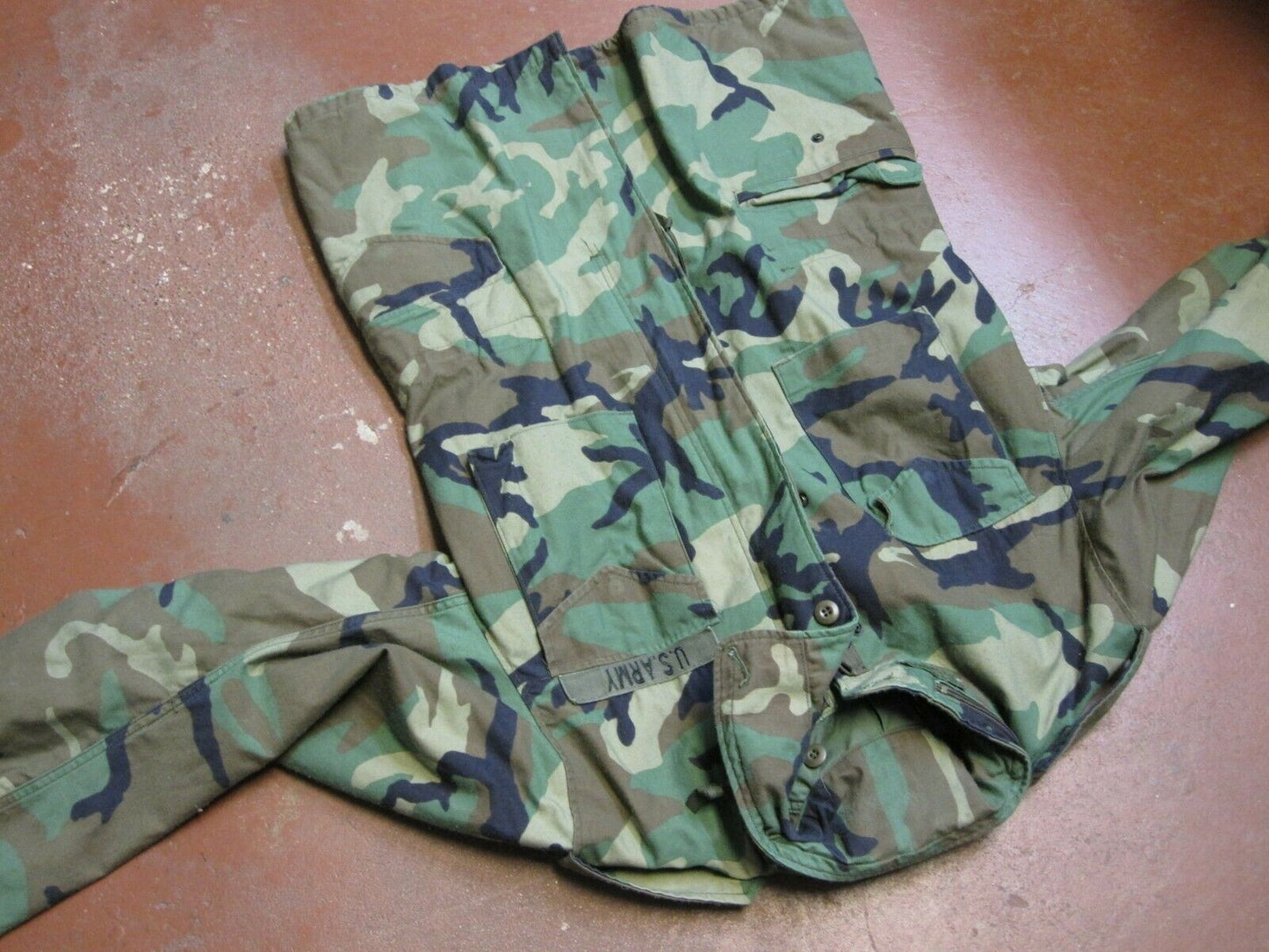 US MILITARY MEN'S WINTER CAMOUFLAGE WOODLAND FIELD JACKET M-65 COAT ARMY CAMO