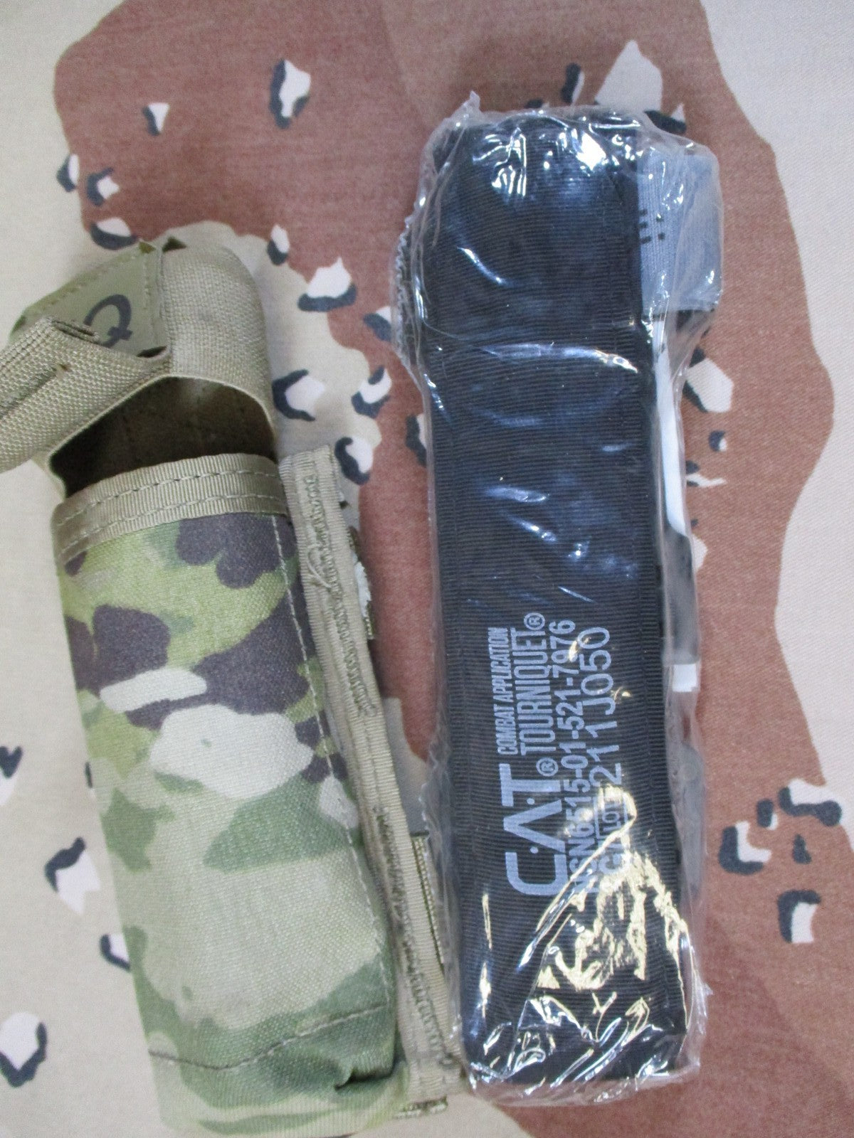 New Gen 7 C-A-T Tourniquet & Multicam MOLLE Pouch NSN 6515-01-521-7976