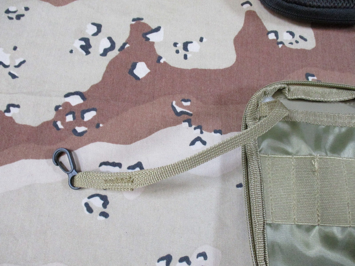 3x VISM Tactical Admin Utility Pouches - Red, Tan, Olive Drab - New w/ Patches