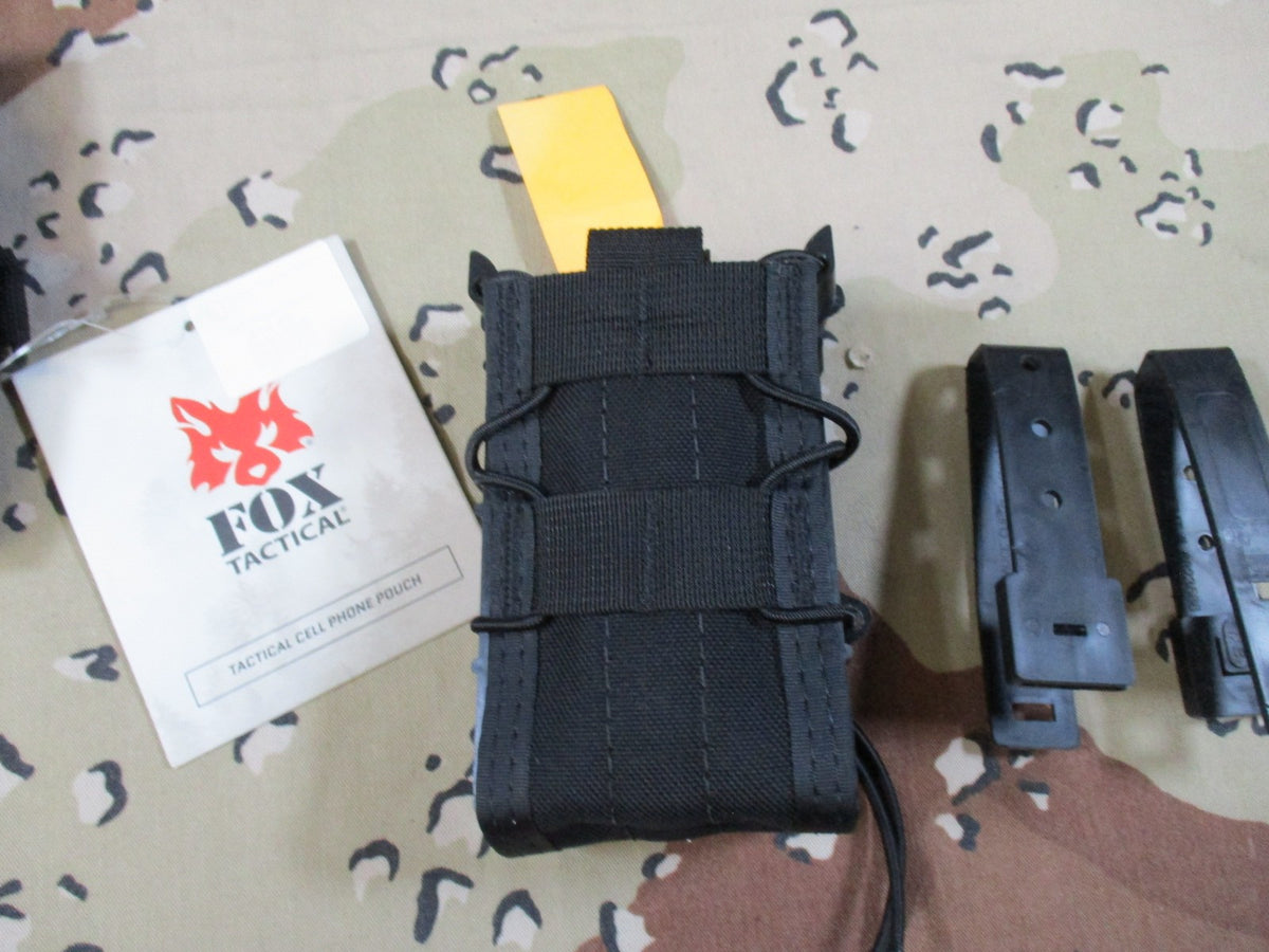 Lot of 5 Tactical MOLLE Pouches Red Rock Tactical VISM Utility Mag Pouch Black