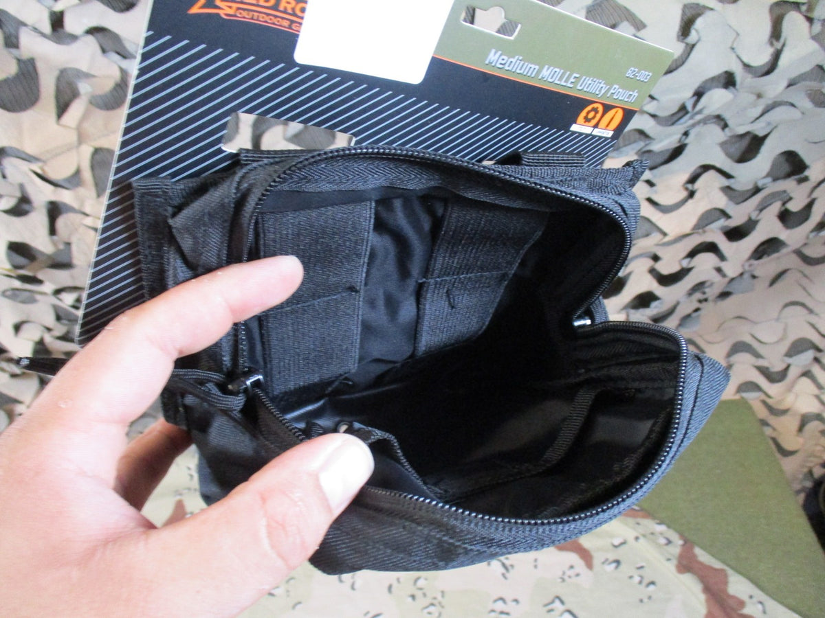 Lot of 5 Tactical MOLLE Pouches Red Rock Tactical VISM Utility Mag Pouch Black