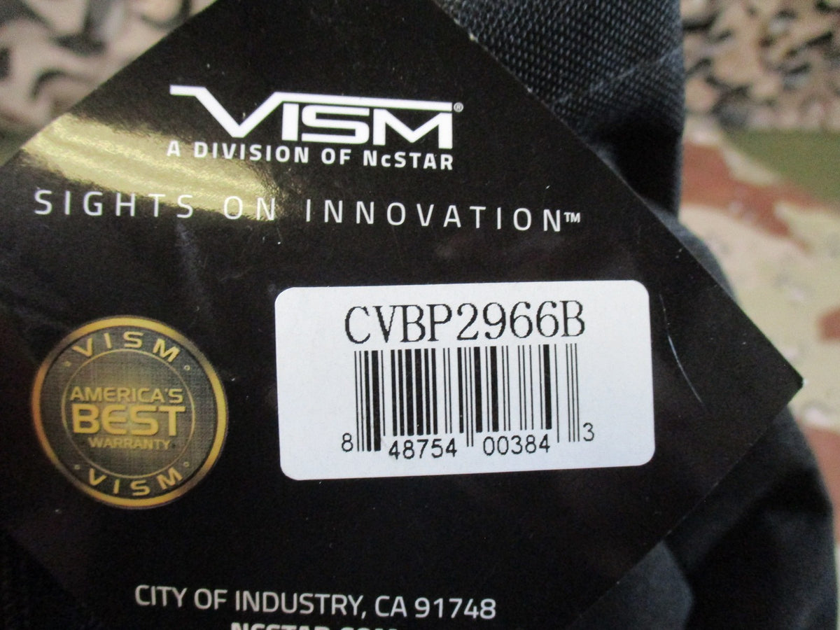 3x VISM Tactical MOLLE Water Bottle Utility Pouch Black CVBP2966B New Molle Lot