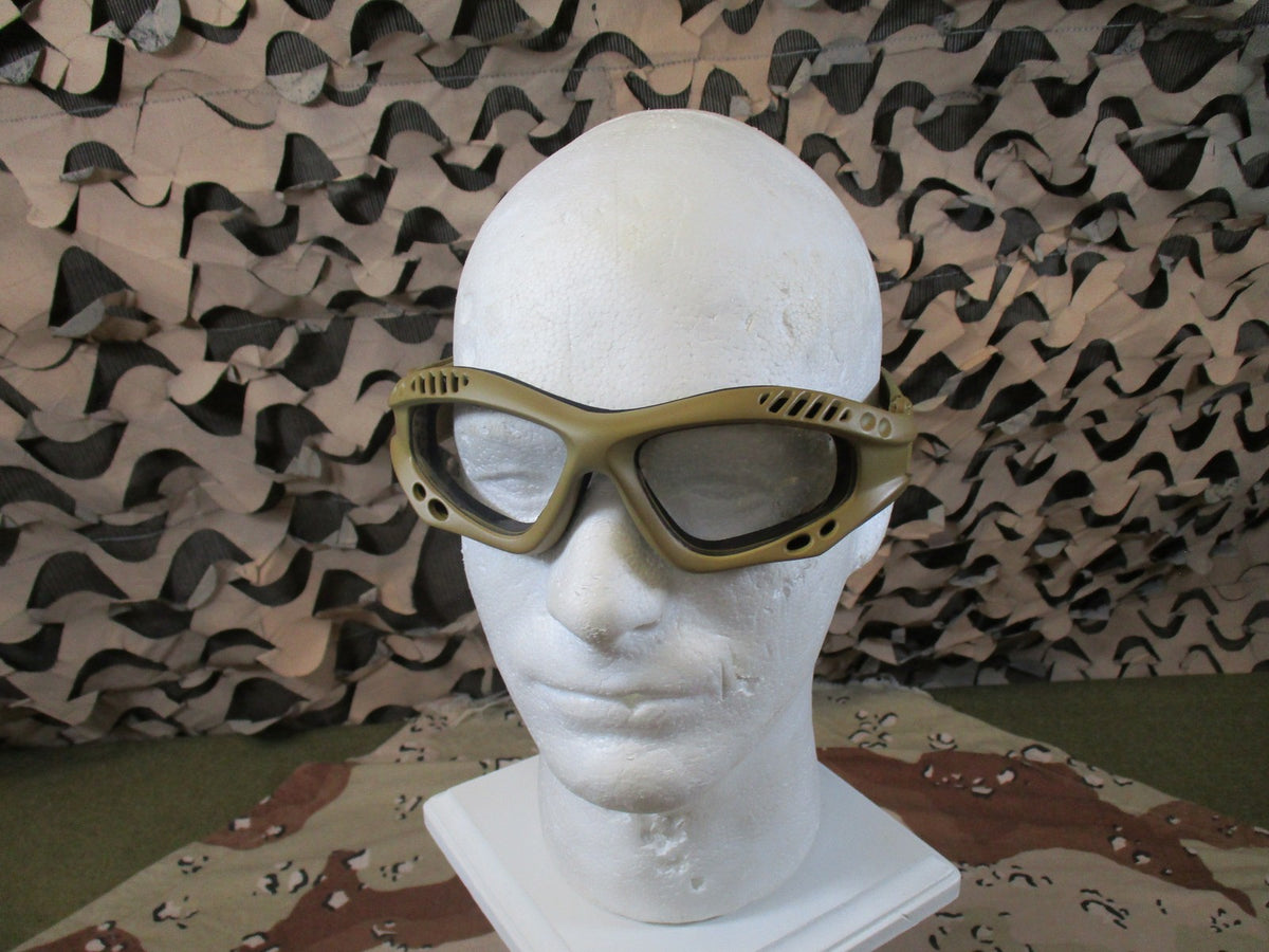 Rothco Ventec Safety Goggles Tan ANSI-Z87-1 Tactical Eye Protection Item 1175