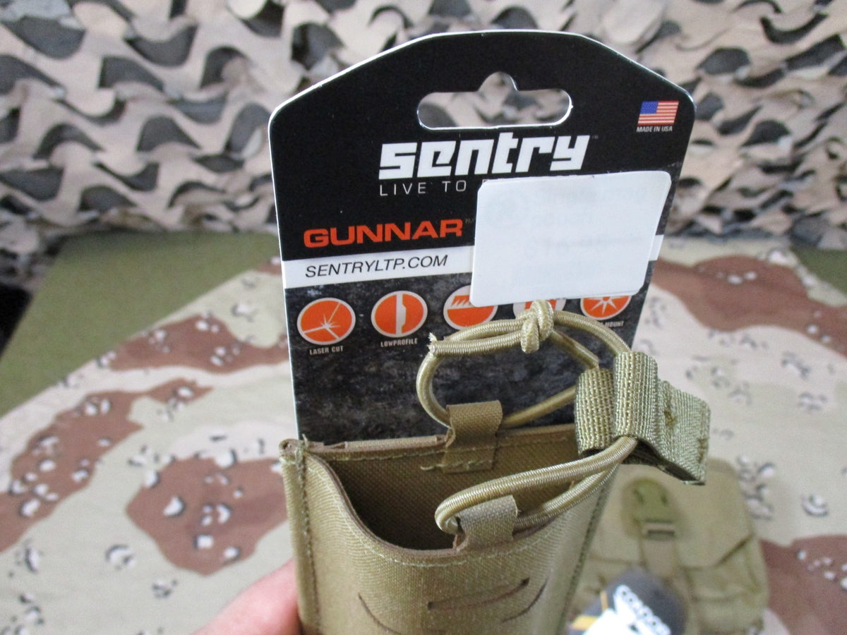 Lot of 4 New Tactical MOLLE Pouches Condor & SENTRY Coyote Tan Utility Medical