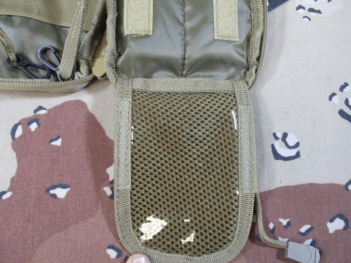 Lot of 4 New Tactical MOLLE Pouches Condor & SENTRY Coyote Tan Utility Medical