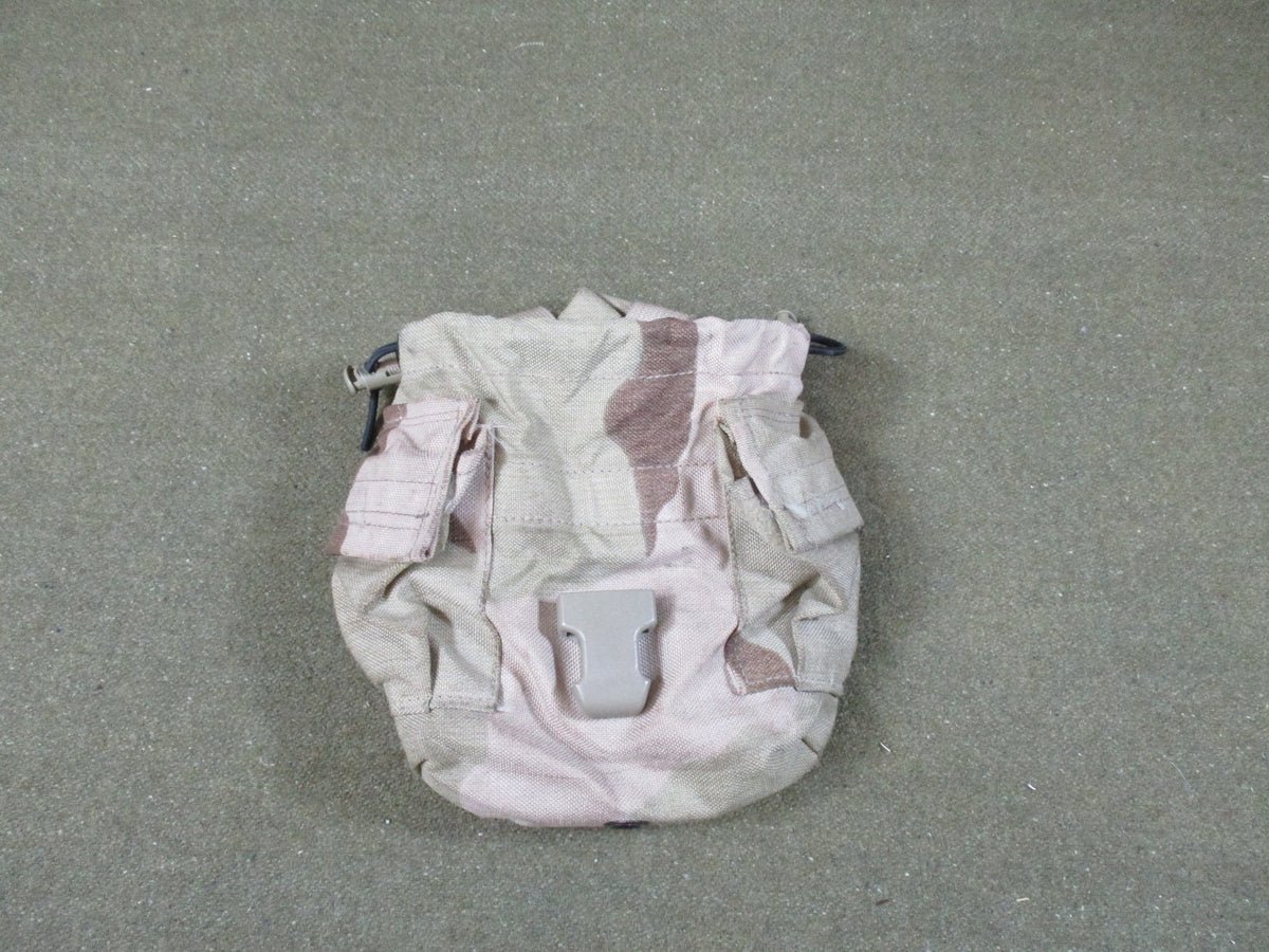 US Military MOLLE II Canteen General Purpose Pouch Desert Camo DCU Surplus
