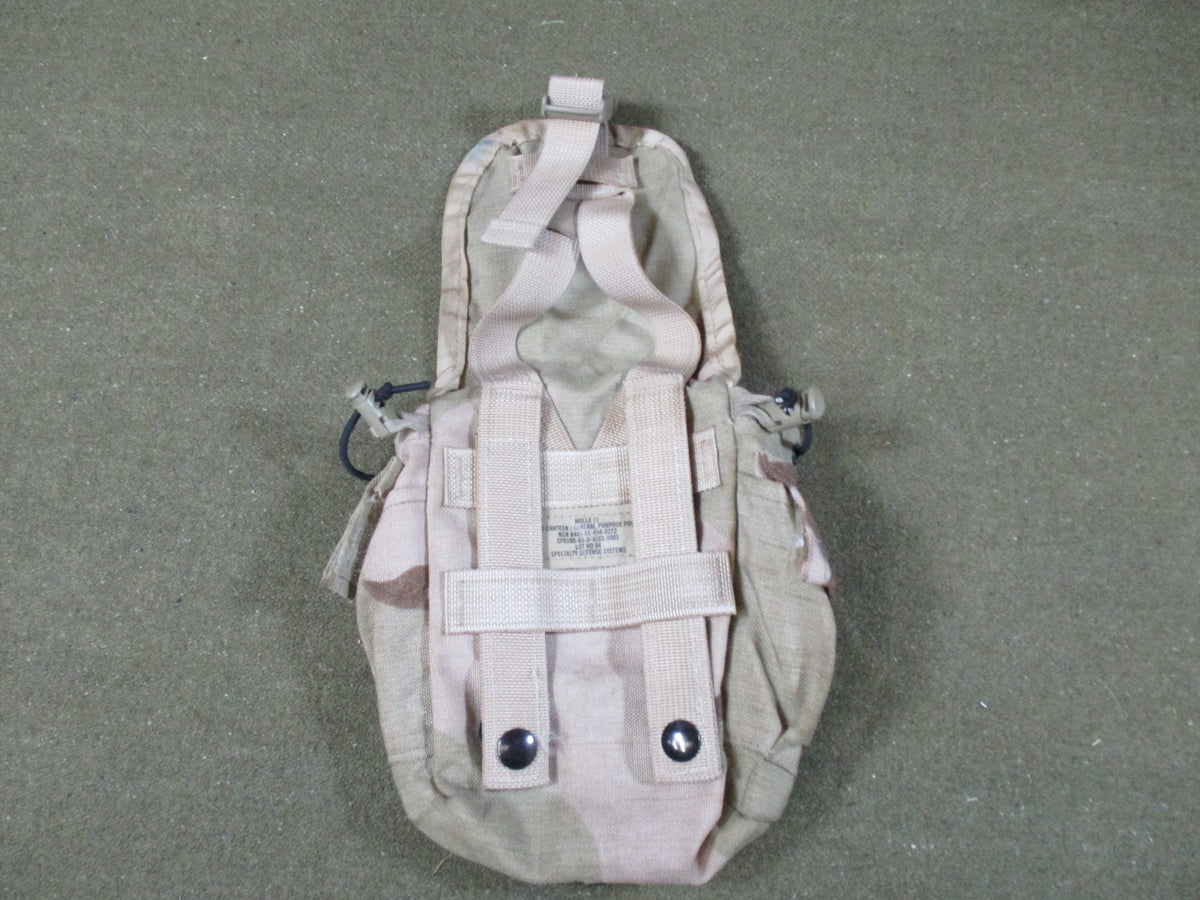 US Military MOLLE II Canteen General Purpose Pouch Desert Camo DCU Surplus