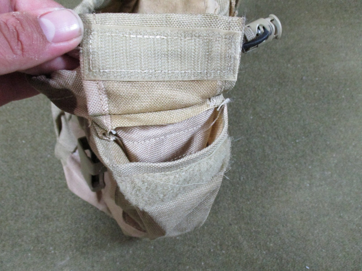 US Military MOLLE II Canteen General Purpose Pouch Desert Camo DCU Surplus
