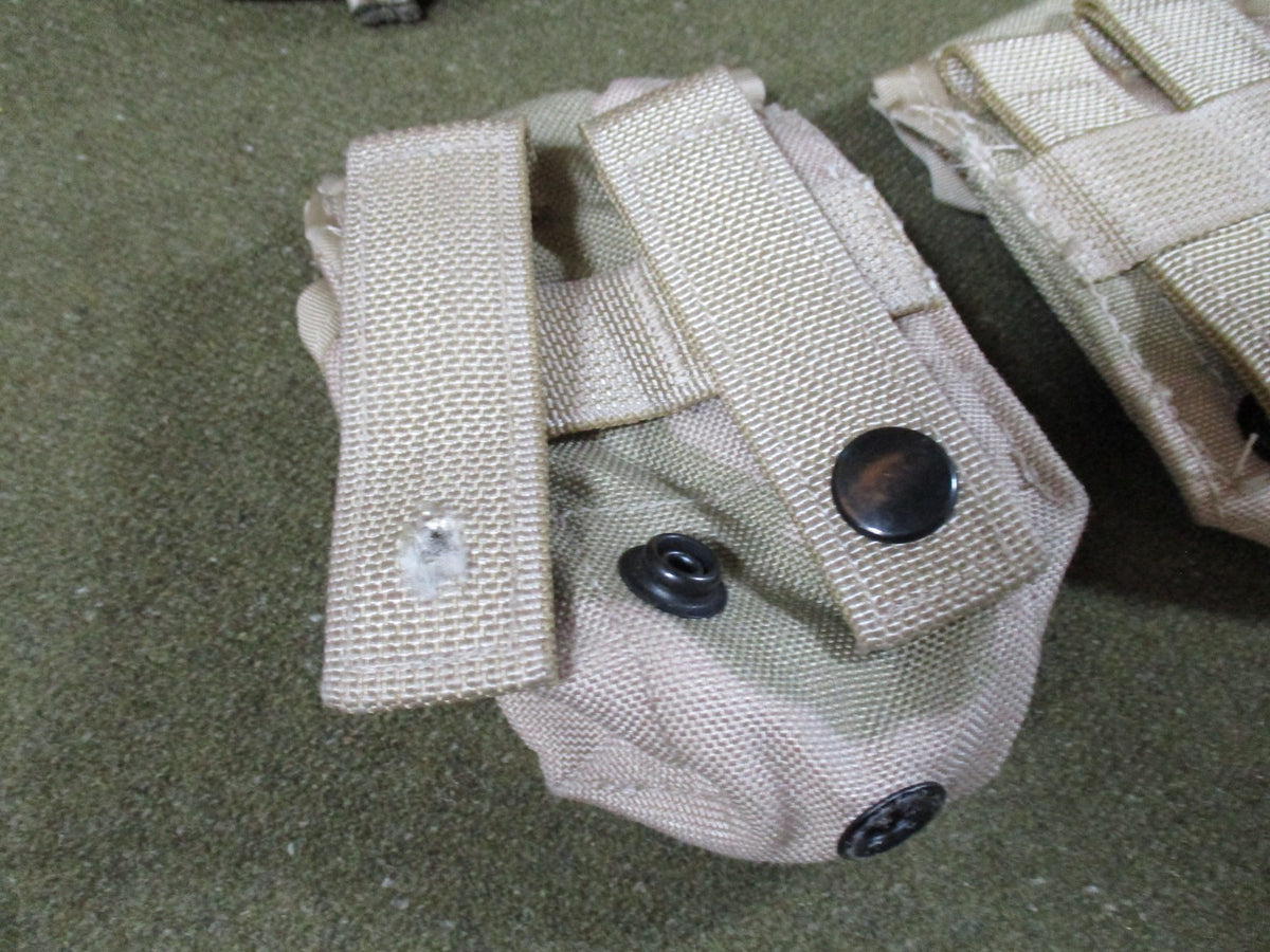 6x US Military MOLLE II Hand Grenade Pouch Desert Camo DCU Tactical Surplus