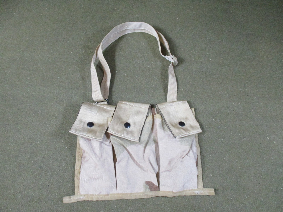 US Military MOLLE II Bandoleer Ammunition Pouch Desert Camo Surplus