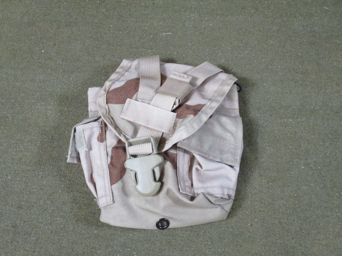 US Military MOLLE II Canteen General Purpose Pouch Desert Camo DCU Surplus