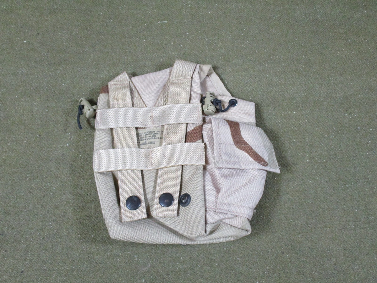 US Military MOLLE II Canteen General Purpose Pouch Desert Camo DCU Surplus