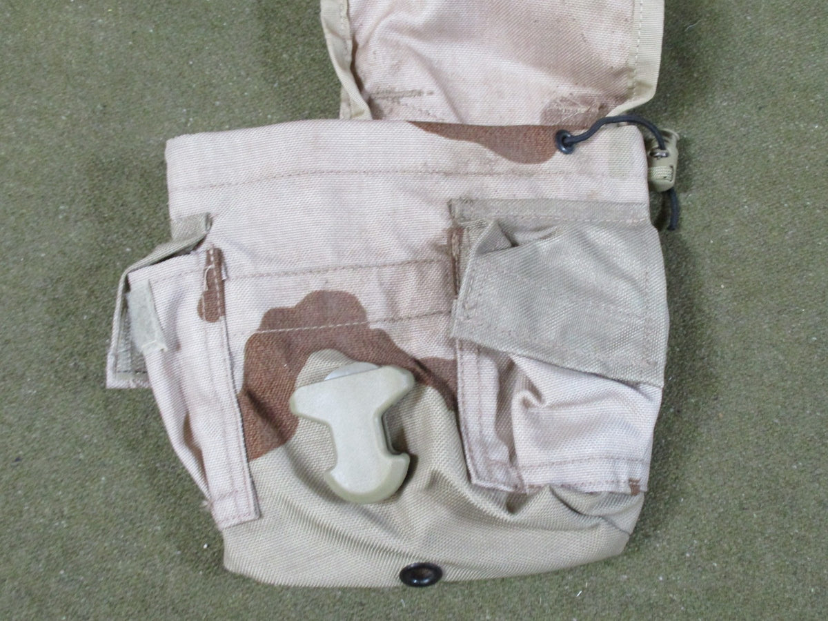 US Military MOLLE II Canteen General Purpose Pouch Desert Camo DCU Surplus
