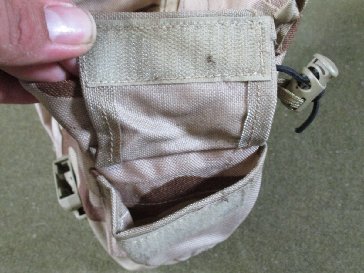 US Military MOLLE II Canteen General Purpose Pouch Desert Camo DCU Surplus