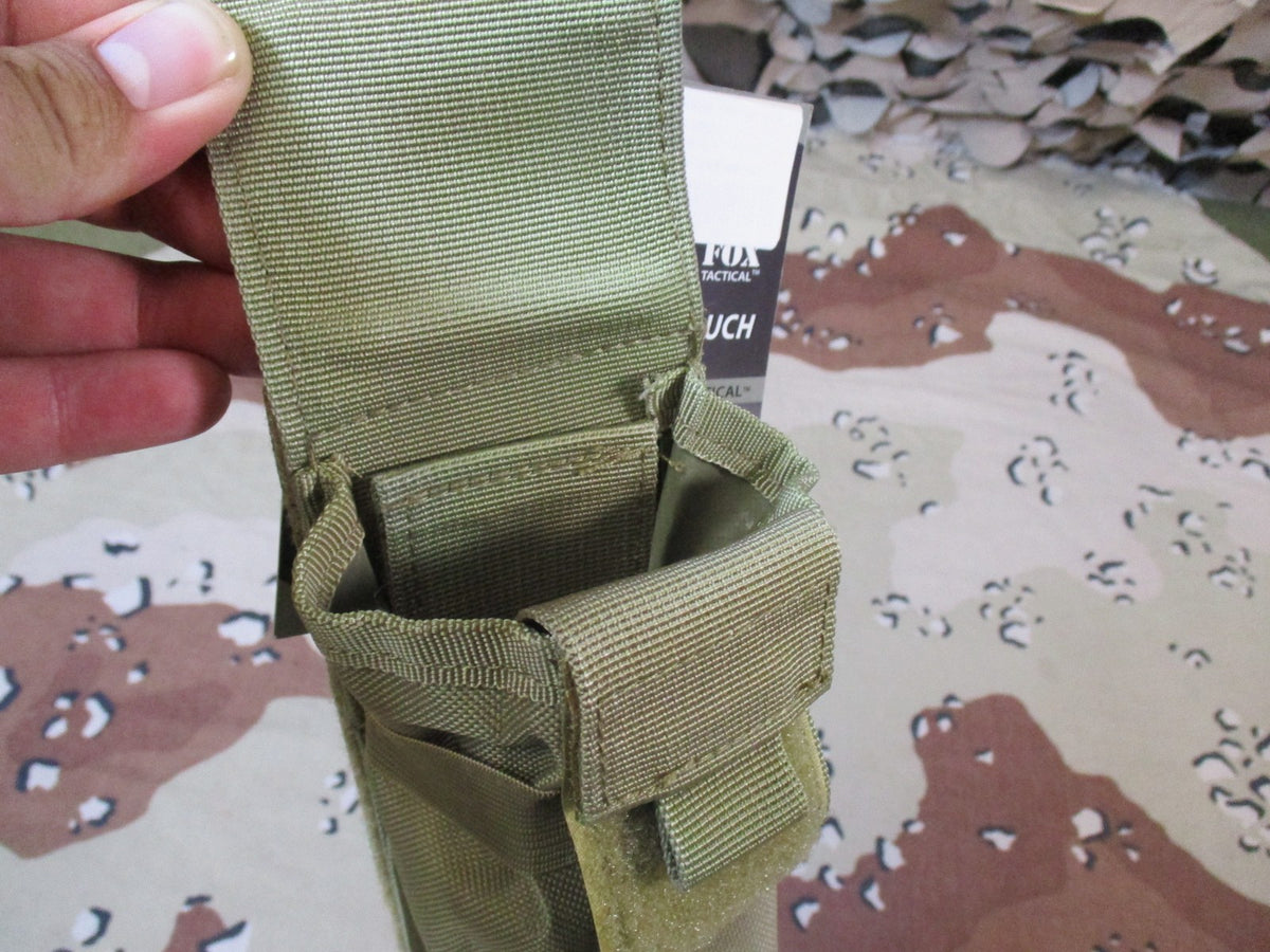 Fox Tactical Universal Tourniquet Pouch 2 Pack Coyote MOLLE Compatible New