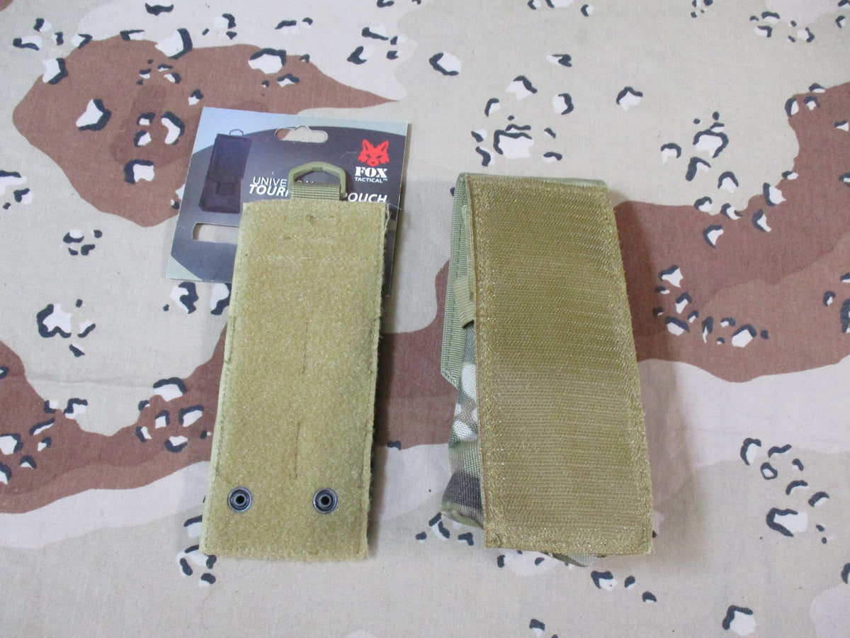 New Fox Tactical Universal Tourniquet Pouch 2 Pack MOLLE  Multicam #56-219