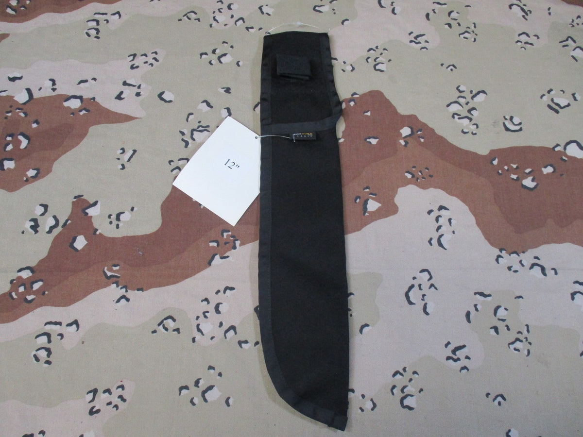 12-Inch Machete Sheath Black Nylon Cordura Fabric Replacement Cover