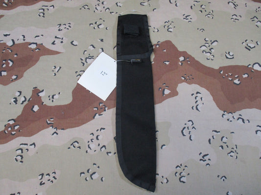 12-Inch Machete Sheath Black Nylon Cordura Fabric Replacement Cover